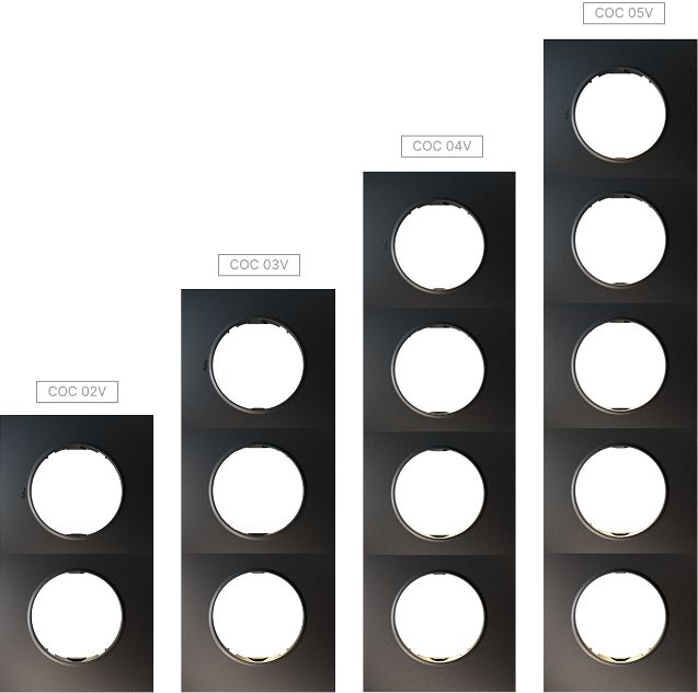 Gamme OMEGA Multicadres Verticaux